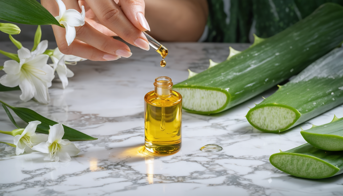 découvrez l'huile miracle qui efface les rides avec une efficacité douce, rivalisant avec l'acide hyaluronique pour une peau lisse et éclatante naturellement.