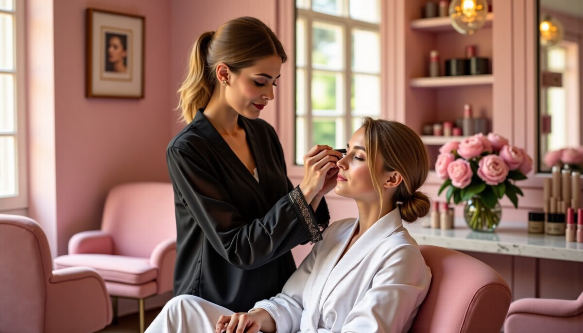 Idées élégantes de décoration rose pour sublimer votre institut de beauté
